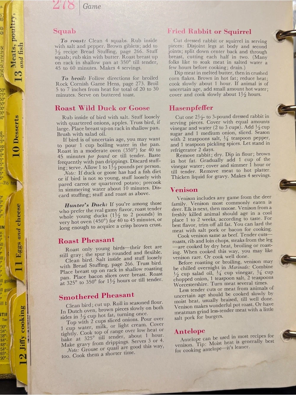 Better Homes And Gardens New Cook Book Souvenir Edition 1965 Gold Hardcover